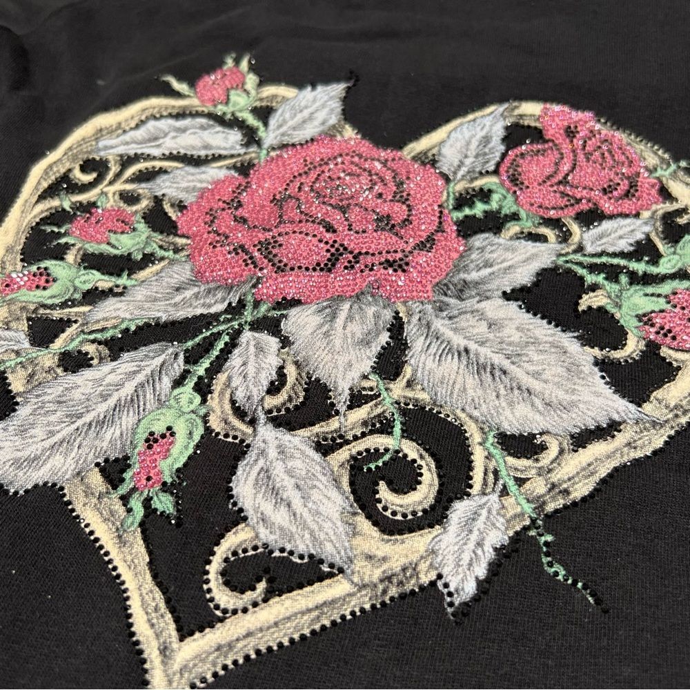Y2K full zip hoodie ❤️🔥 NWT ❤️🔥 Opium Society ❤️🔥 Crystal detail ❤️🔥 - Picture 6 of 7